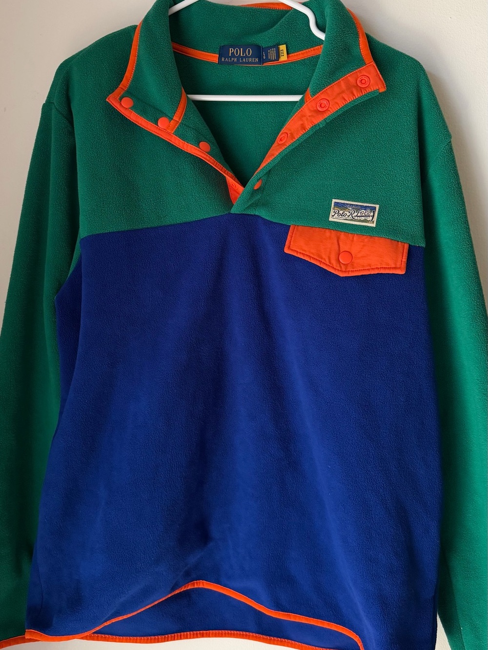 POLO Ralph Lauren Men’s Fleece Half Zip Pullover L